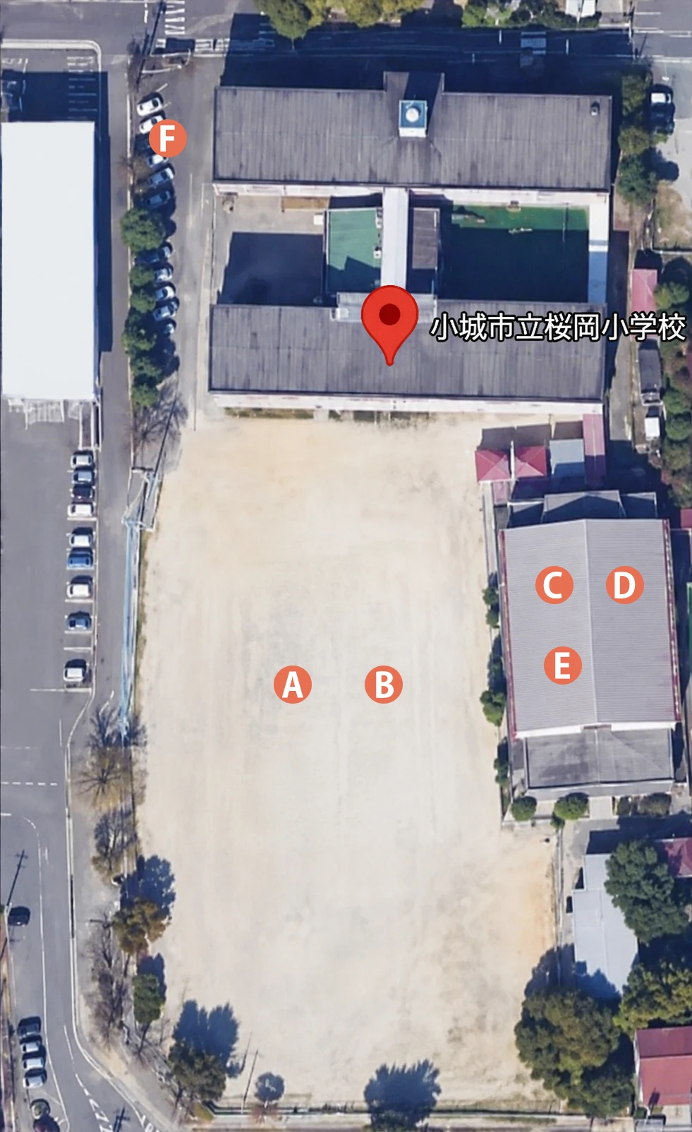 桜岡小学校 会場マップ